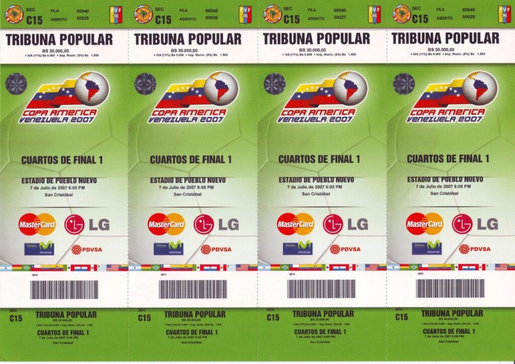 Entradas Copa América 2007