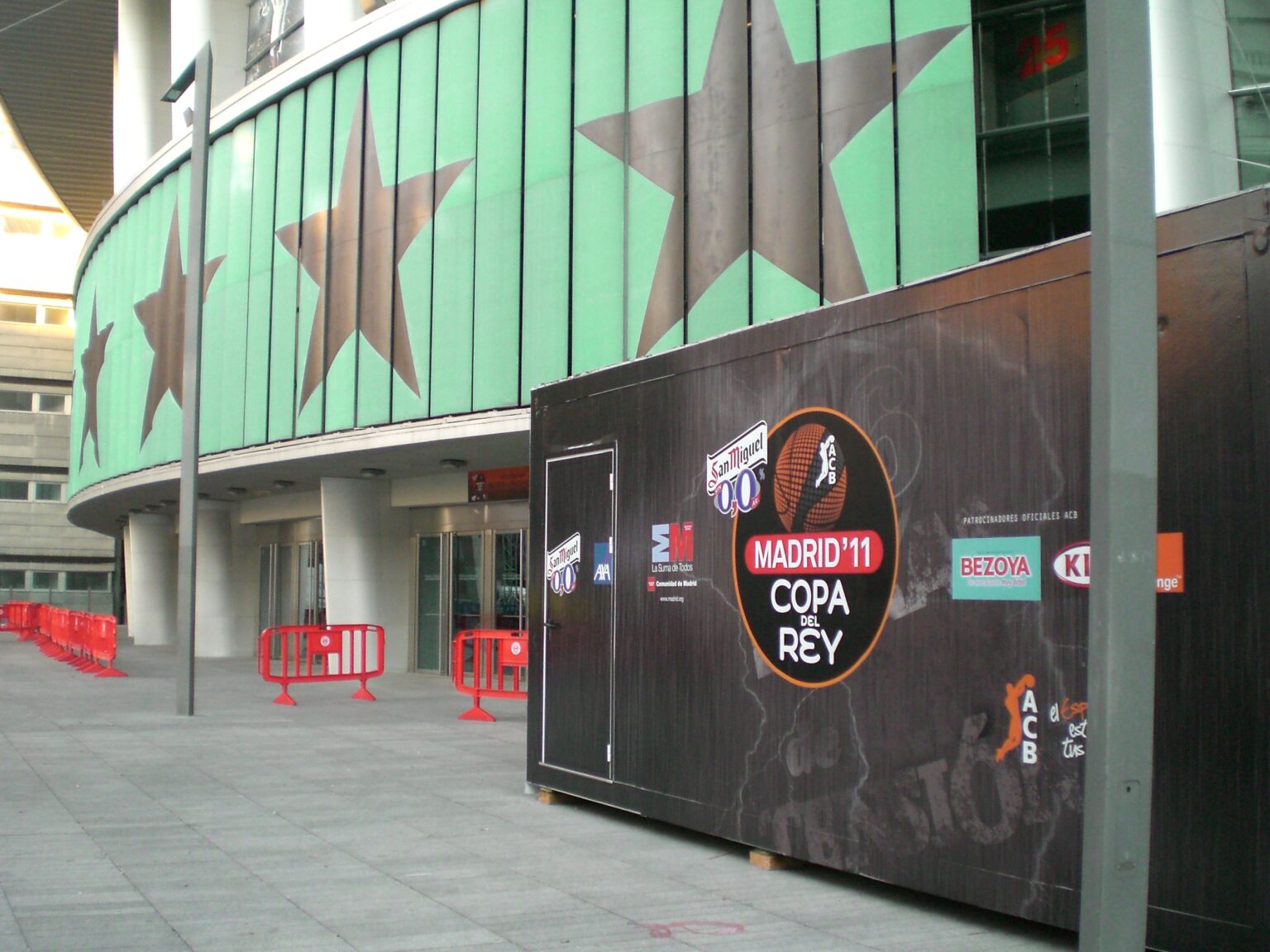 Puesto de acreditaciones ACB Copa del rey 2011