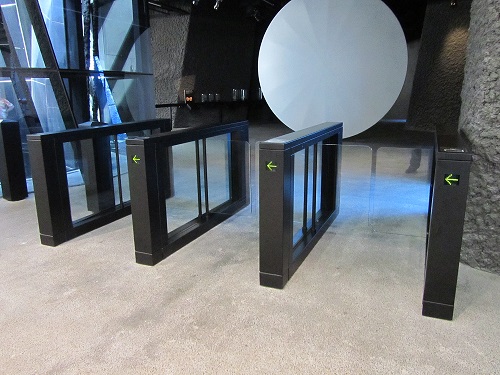 Tornos control acceso, validación de entradas de museo